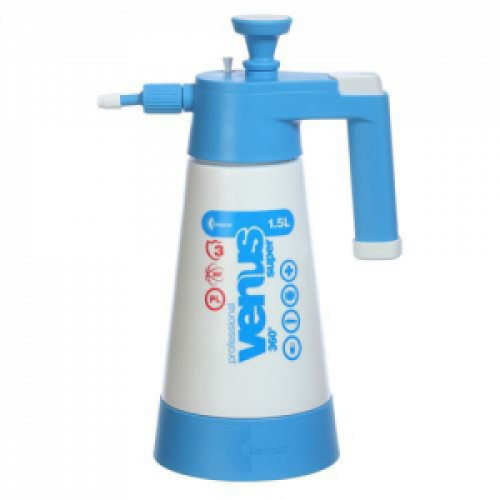 Накачной помповый пульверизатор Sprayer Venus Super PRO+ (голубой) 1,5л